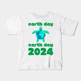 earth day gift 2024 april 22 Kids T-Shirt